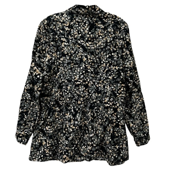 J. Jill Medium Floral Corduroy 100% Cotton Button Down Shirt B1 - Picture 2 of 5